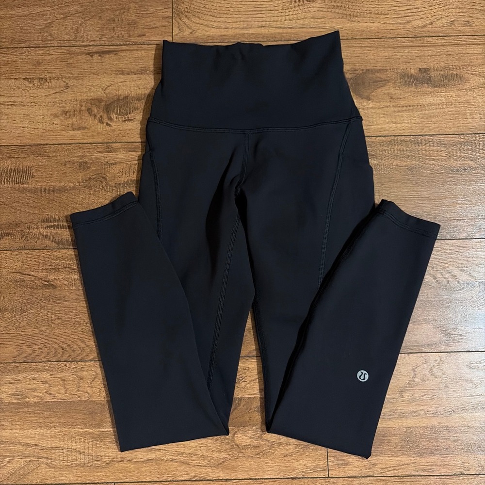 Lululemon Base Pace High-Rise Running Tight 28 with Pockets Black Size 2